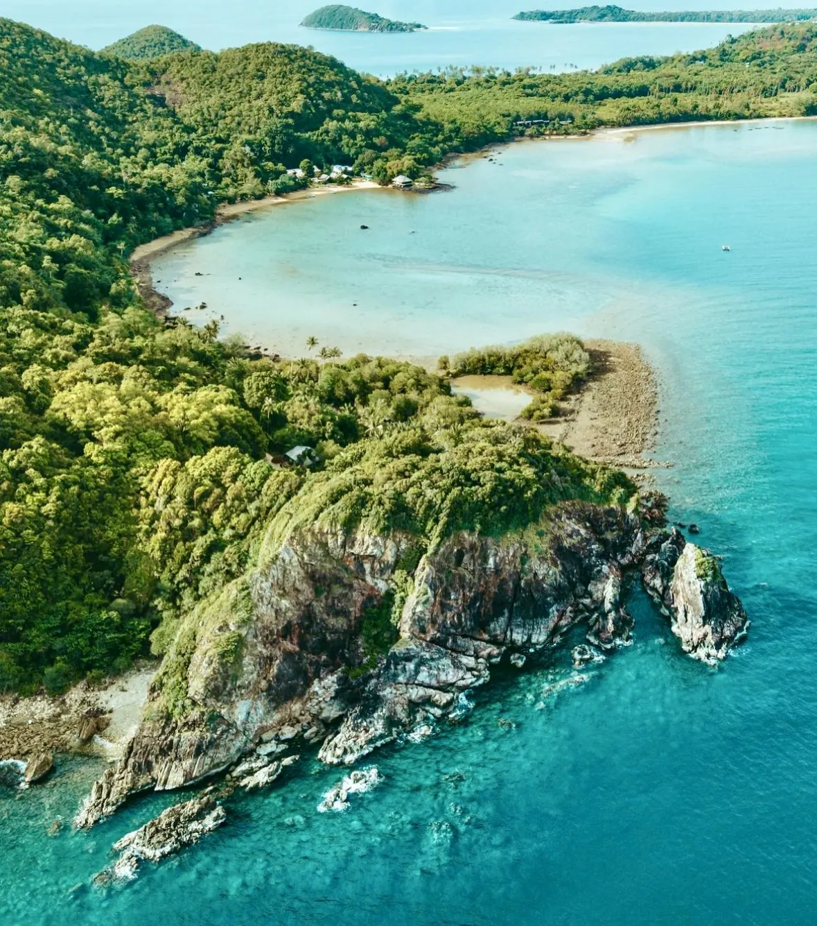 Coconut groves and coral coves