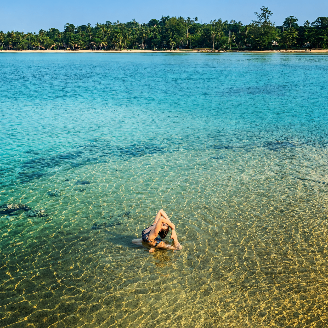 Coconut groves and coral coves
